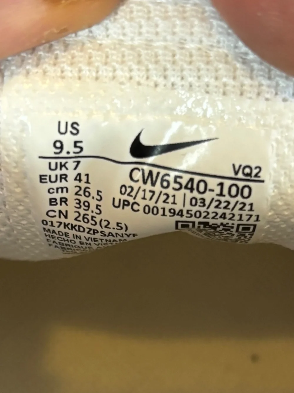 Nike Court Legacy Slip On Canvas Loafer Sneakers Size 9.5